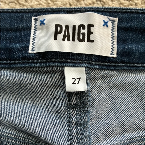 PAIGE Denim - PAIGE Hoxton Slim Dark Blue Jeans